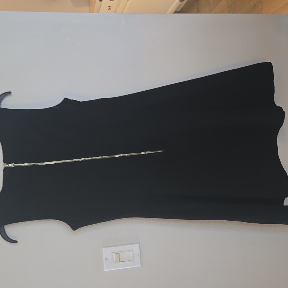 Womens Just Taylor Dress Fit And Flare Black Sleeveless Sz 8 - Picture 5 of 6